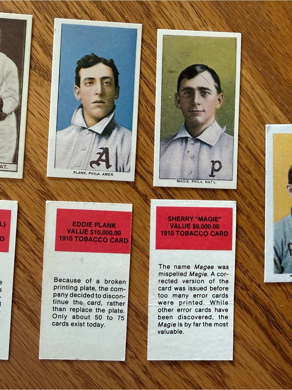 Vintage 1910 Tobacco Baseball Cards